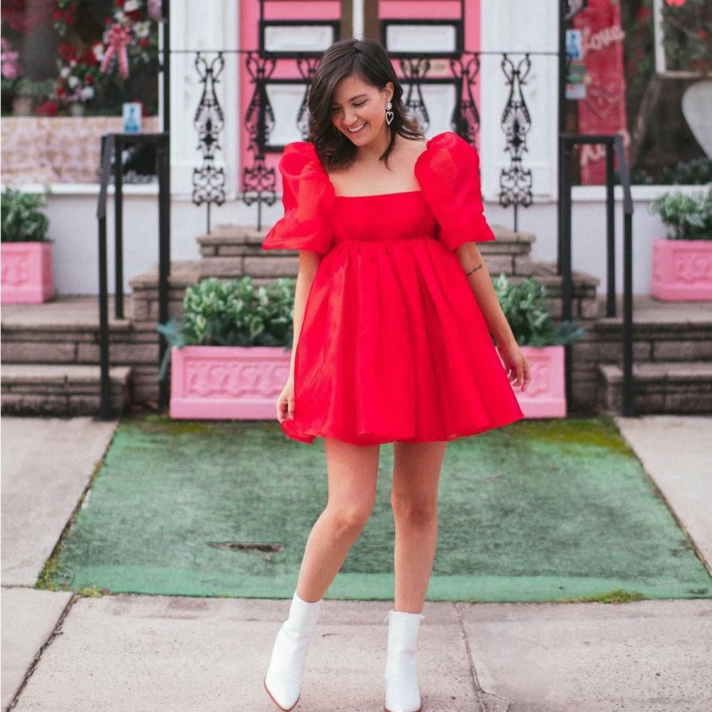 Selkie babydoll puff dress